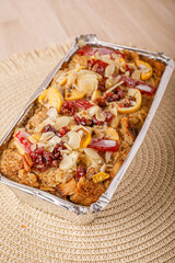 capirotada, comida tipica mexicana