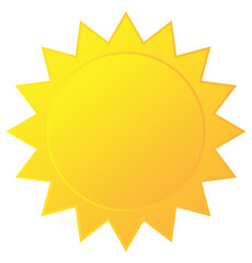 yellow sun icon