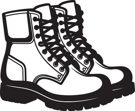 recommend clip art: Marine Mastery Vector Emblem Tactical Traction Utility Boots Iconic
