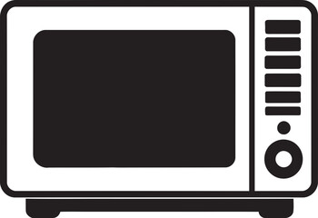 Speedy Chefs Kitchen Vector Microwave Logo Microwave Expressway Iconic Emblem Design