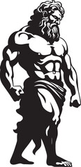 Mythic Heroism Hercules Symbolic Emblem Mighty Legacy Vector Hercules Icon