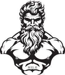 Legendary Legacy Hercules Symbolic Design Herculean Symbol Vector Hercules Icon