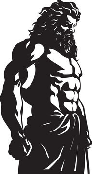 Titan of Valor Vector Hercules Icon Mythic Strength Iconic Hercules Emblem