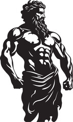 Legendary Triumph Iconic Hercules Icon Herculean Icon Vector Emblematic Emblem