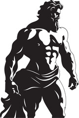 Heroic Triumph Hercules Logo Graphic Legendary Warrior Iconic Hercules Emblem