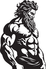 Ancient Heritage Vector Symbolic Emblem Herculean Might Emblematic Hero Design