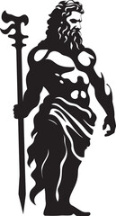 Fototapeta na wymiar Mighty Hero Vector Emblematic Icon Titan of Valor Hercules Logo Graphic