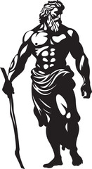 Legendary Strength Iconic Hercules Graphic Ancient Heritage Vector Symbolic Emblem