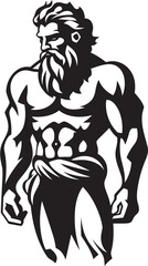 Herculean Might Vector Emblematic Icon Mythic Guardian Hercules Symbolic Design