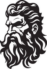 Mighty Hercules Ancient Hero Emblem Titan of Power Vector Graphic Design