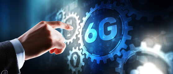 6G future new technology network wireless telecommunication concept 2024