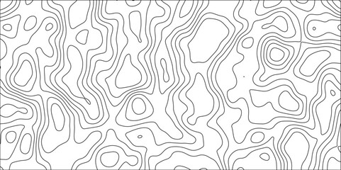 Contour map background. Geography scheme and terrain. Topography grid map. Stylized topographic contour map. Geographic line mountain relief. Abstract lines or wavy backdrop background.