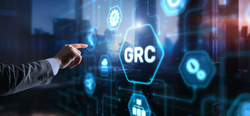 GRC Governance Risk and Compliance concept