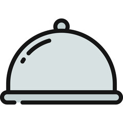 Room Service Dish Icon