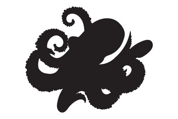 Sea Creatures Silhouette, Sea Animal,  Ocean Life, Underwater Creature, Ocean Animals, Seaworld Sea Life, Mermaid, Flounder, Sea ​​Shell, Octopus, Seahorse, Shark, Sting Ray, Crab, Beach