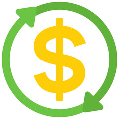 Money Cycle Arrows Icon