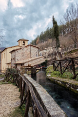Small stone town in the heart of Umbria, Rasiglia.