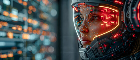 AGI Artificial General Intelligence are dominating the Human Live in the Future, Digital Art 