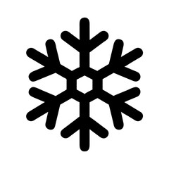 Obraz premium snowflake icon symbol