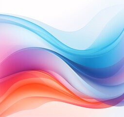 a colorful backdrop with smooth curves and waves