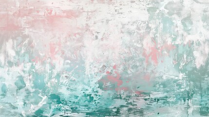 A refreshing spearmint and blush textured background, evoking coolness and gentleness.
