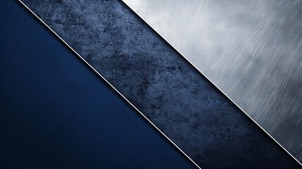 A sleek silver and navy blue textured background, symbolizing professionalism and confidence.