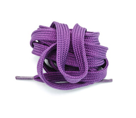 shoelace isolated on white background