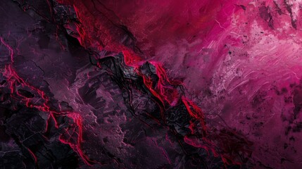 Dramatic ruby and onyx textured background, conveying intensity and elegance. - obrazy, fototapety, plakaty