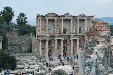 Biblioteka Celsusa Efez - obrazy, fototapety, plakaty