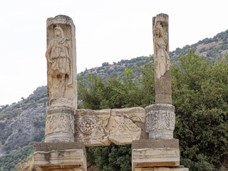 Ruiny w mieście Efez