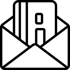 Credit Card Envelope Icon