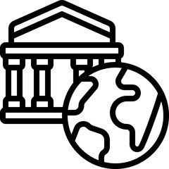 Global Worldwide Banking Icon