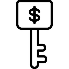 Money Key Icon