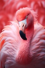 flamingo portraits art gallery stock premium