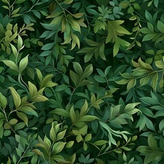 Green Background: Lush foliage and botanical motifs intertwine in a seamless pattern of verdant greens, symbolizing growth, renewal, and the beauty of the natural world.