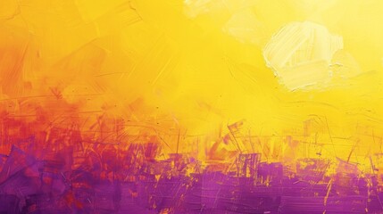 Radiant sunrise yellow and lavender textured background, representing optimism and creativity.