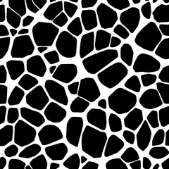  Seamless rock stone background black and white for design and decorate