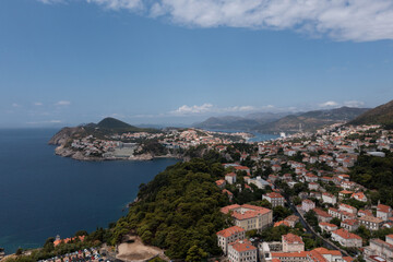 Fototapeta na wymiar view of the city of Dubrovnik