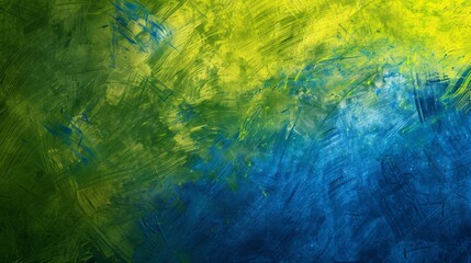 Vibrant electric blue and lime green textured background, representing energy and vibrancy.