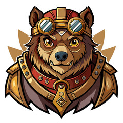 Steampunk Warrior Bear