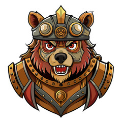 Steampunk Warrior Bear