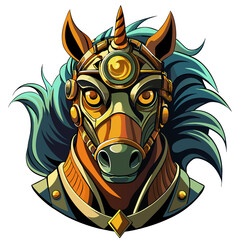 Steampunk Horse Warrior