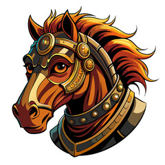 Steampunk Horse Warrior