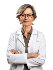 Professional pharmacist in transparent background
