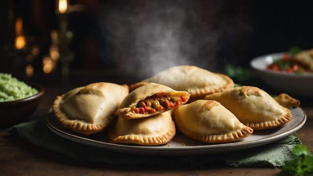 a plate of Empanadas from Spain