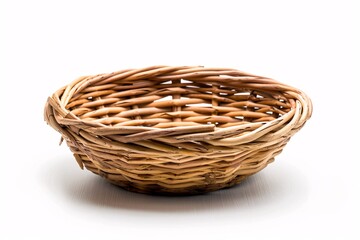 Fototapeta premium a basket on a white surface