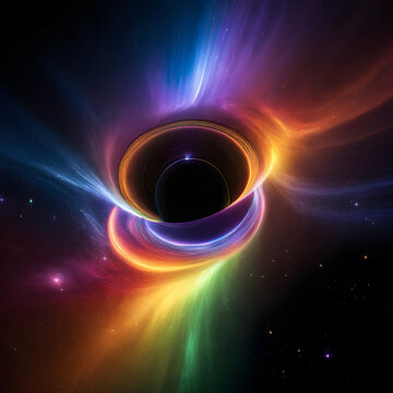 A black hole gravity rainbow.