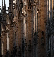  details of the exterior of Duomo di Milano © Alexandra