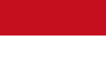 Monaco vector flag in official colors and 3:2 aspect ratio.