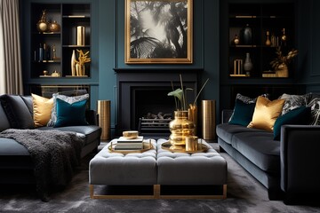 Luxe Velvet and Gold Living Room Inspiration: Transform Your Space into a Luxurious Haven